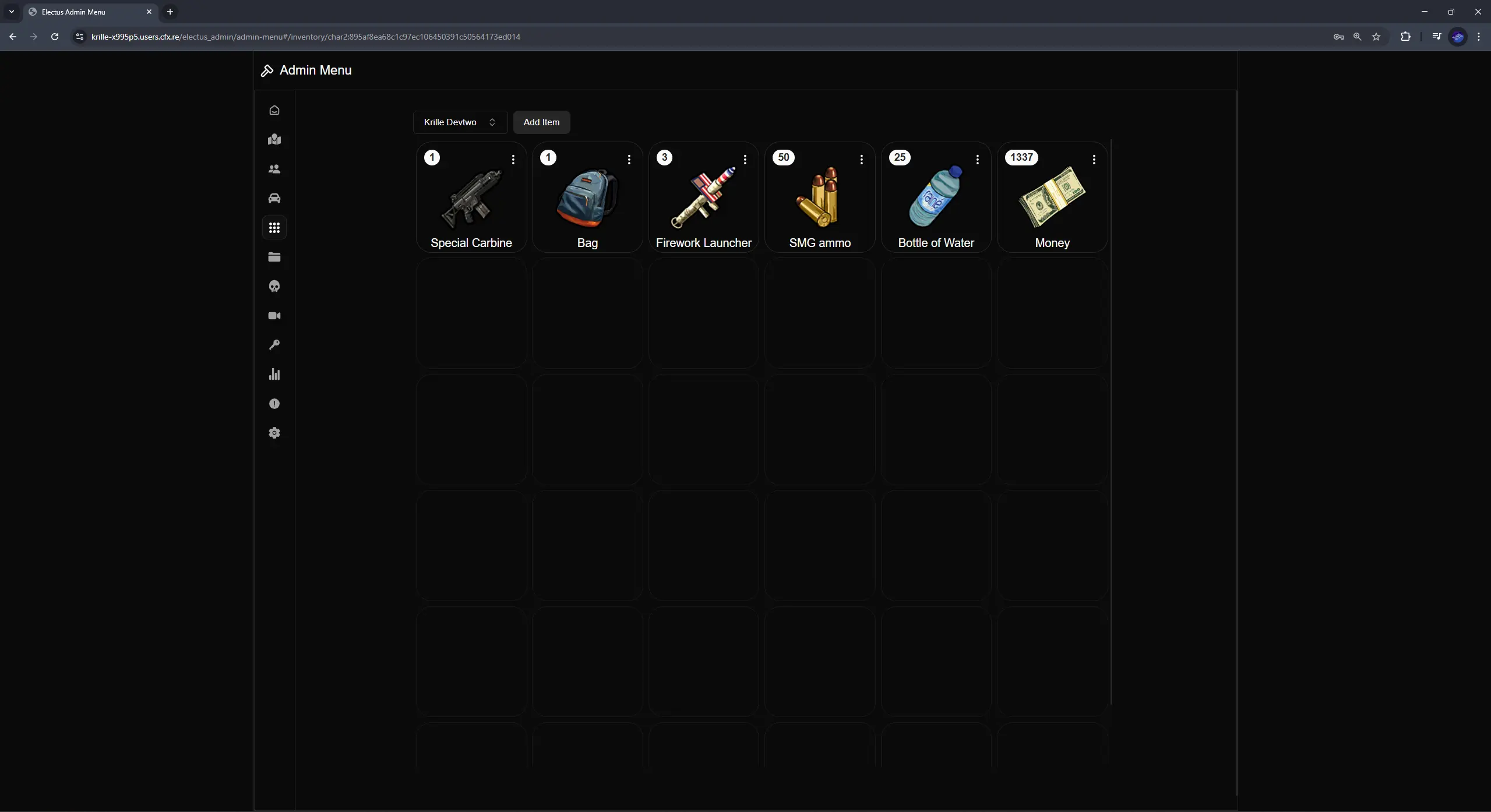 Electus Admin: Inventory Integration