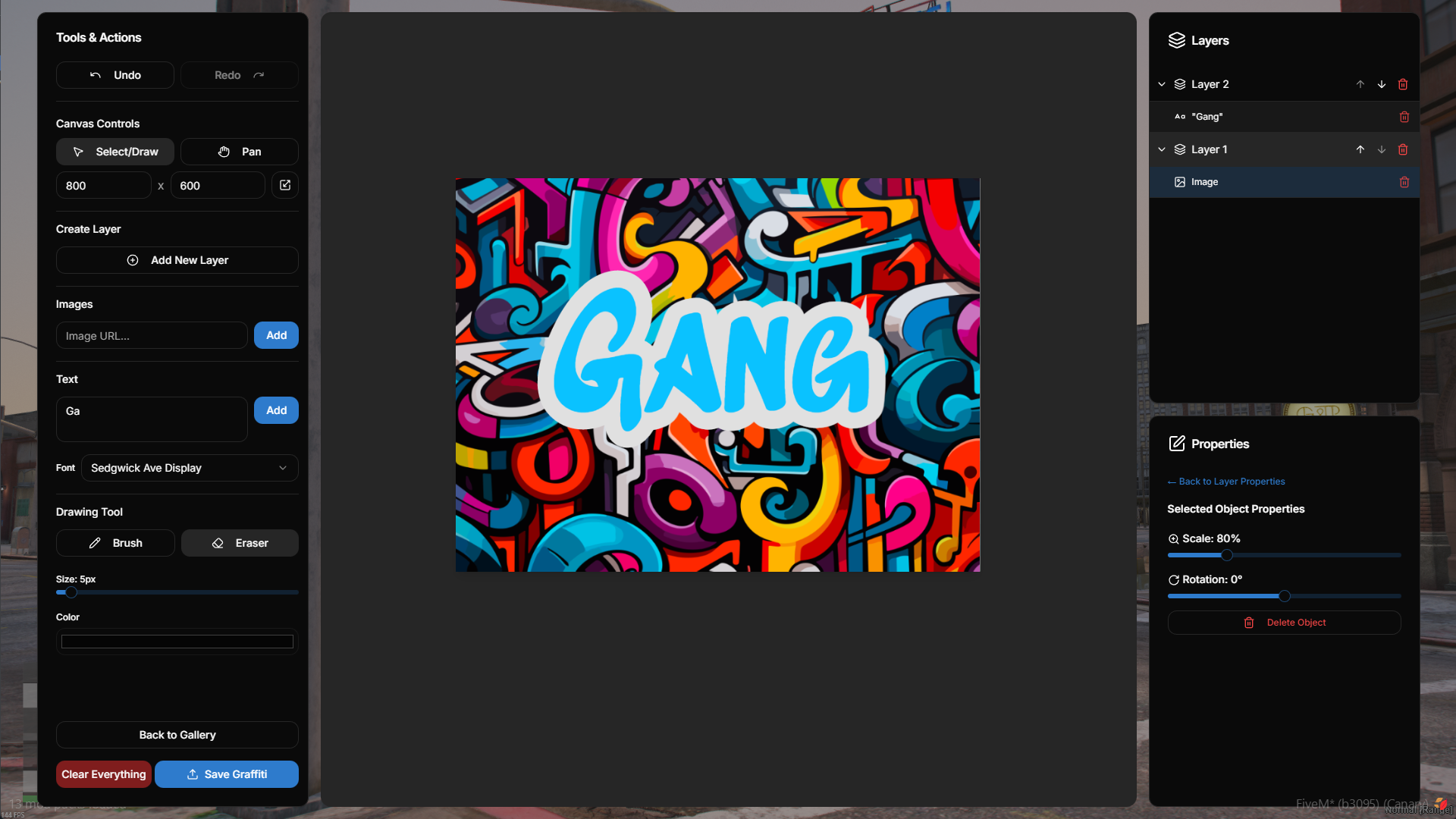 graffiti FiveM script thumbnail 1