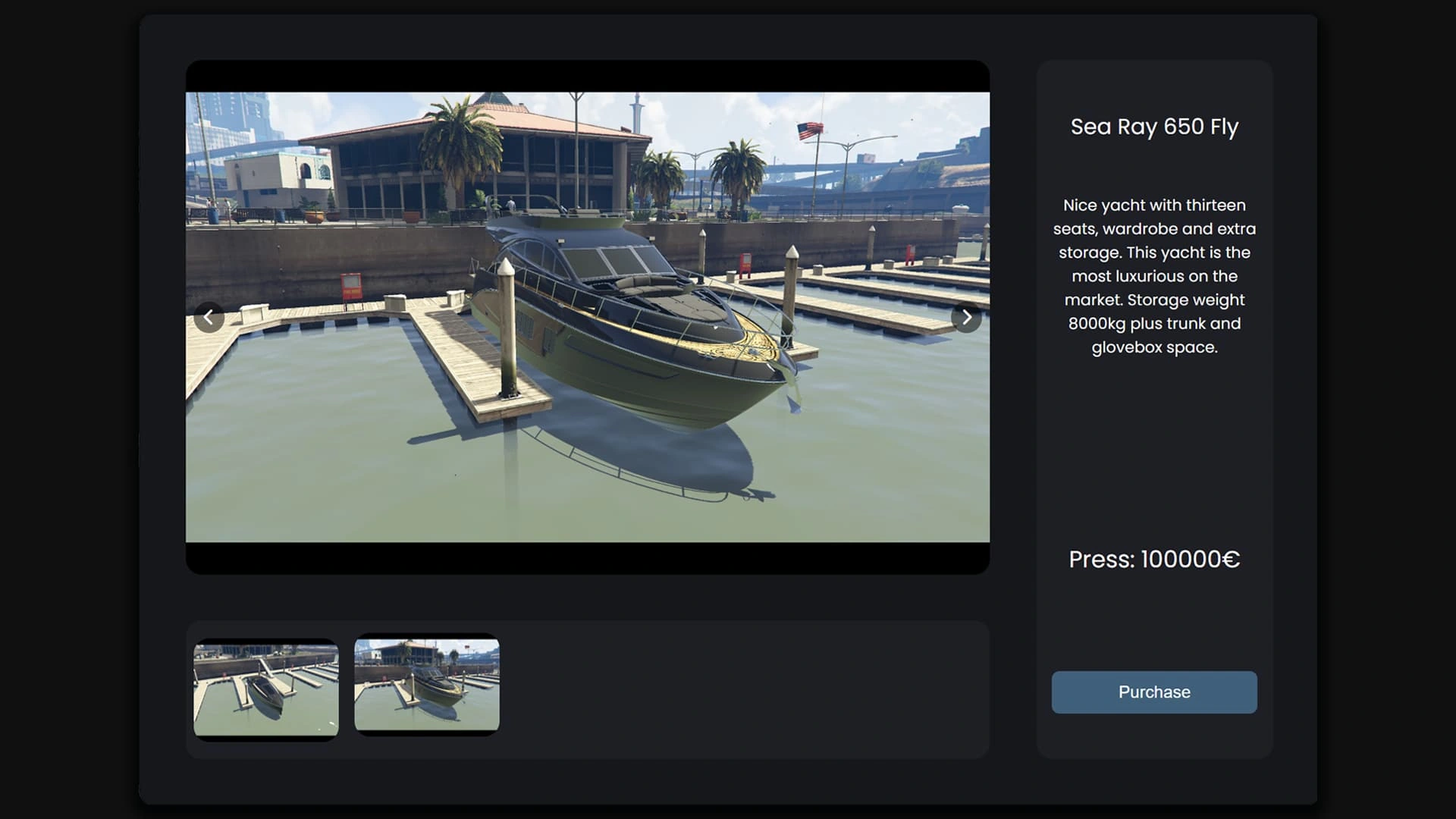 Electus Motorhome: Yacht Shop