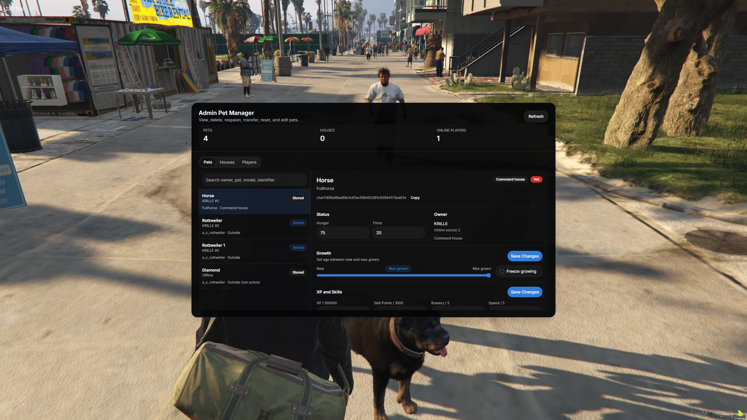 Electus Pets: Admin Pet Manager