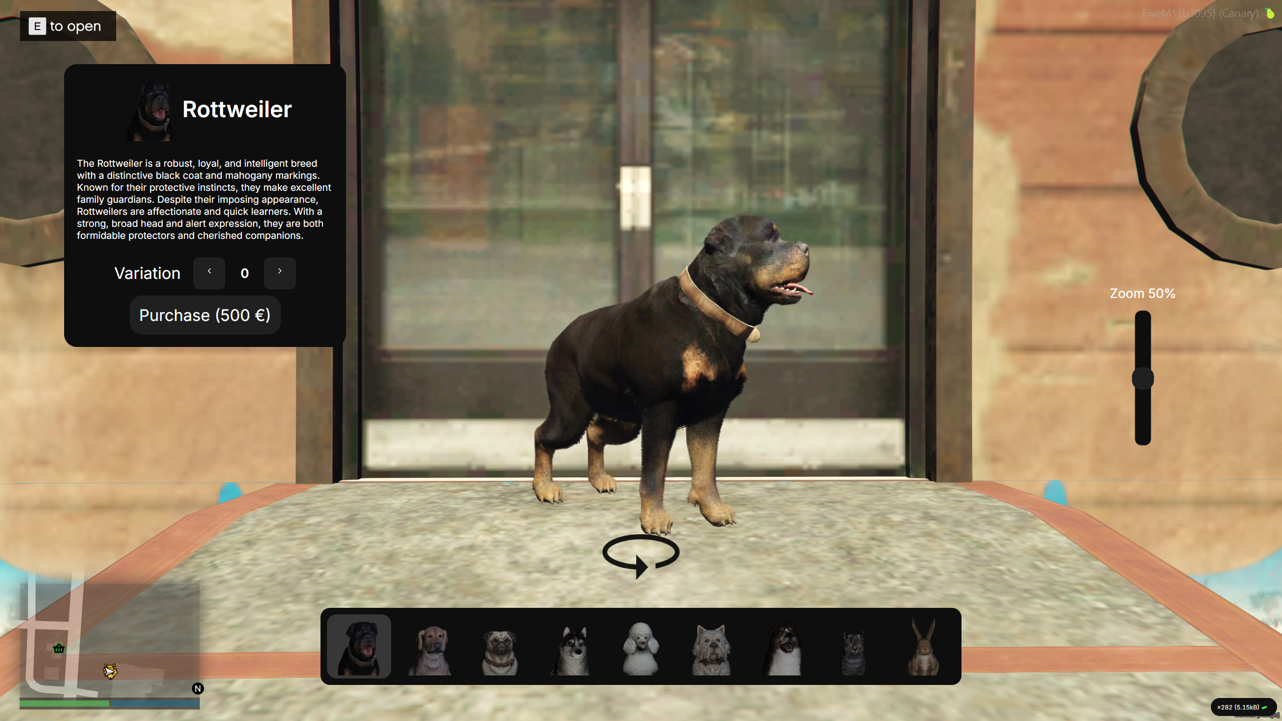 pets FiveM script thumbnail 2